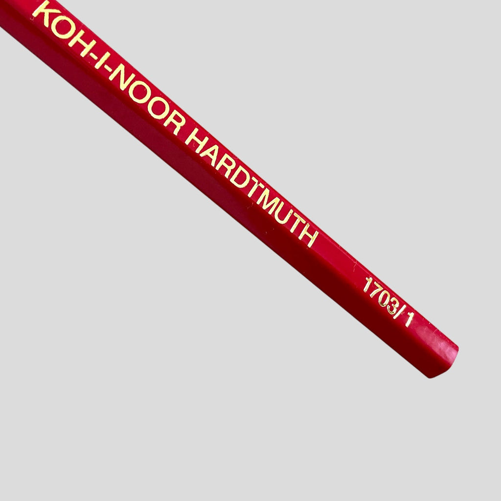Lápiz Koh-I-Noor 1703 N1. Rojo. El placer de escribir con un clásico europeo